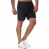 Men Sports Shorts Quick drying Solid color Fitness Pants Beach Casual Cropped Pants orange XXXL