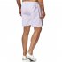 Men Sports Shorts Quick drying Solid color Fitness Pants Beach Casual Cropped Pants grey L