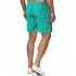 Men Sports Shorts Quick drying Solid color Fitness Pants Beach Casual Cropped Pants grey L