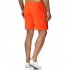 Men Sports Shorts Quick drying Solid color Fitness Pants Beach Casual Cropped Pants grey L