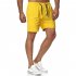 Men Sports Shorts Quick drying Solid color Fitness Pants Beach Casual Cropped Pants blue M