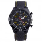 Men Sports Watch Fashion Sports Car Concept Silicone Quartz Luminous Wrist Watch Yellow