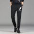 Men Spring And Summer Thin Casual Slim Harem Pants Drawstring Trousers Feather 3XL