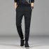 Men Spring And Summer Thin Casual Slim Harem Pants Drawstring Trousers Feather L
