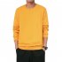 Men Spring Autumn Sweatshirts Casual Fashion Round Collar Coat light grey M