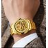 Men Stainless Steel Waterproof Luxury Dragon Background Wristwatch Self Winding Automatic Mechanical Watches