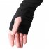 Men Stylish Slim Thermal High Collar Long Sleeve Knitwear Braided Rope Decoration Sweater Tops Stretch Shirt black XL