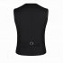 Men Stylish Suit Collar Slim Sleeveless Waistcoat black M