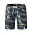 Men Summer Beach Shorts Fashion Print Quick drying Shorts yellow XL