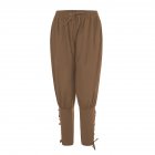 Men Summer Casual Pants Trousers Quick drying Sports Pants Khaki L