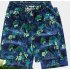 Men Summer Fast Dry Casual Shorts Lightweight Breathable Drawstring Shorts Green leaf L