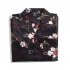 Men Summer Lapel Shirt Trendy Short Sleeves Retro Hawaiian Cardigan Tops Casual Loose T shirt 1324  Apricot M
