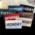 Men Summer Loose T shirt Half Sleeves Round Neck Fashion Week Letter Printing Tops Casual Large Size Shirt navy blue XXL