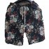 Men Summer Print Hawaii Loose Drawstring Short Pants Casual Beach Shorts    B L