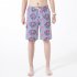 Men Summer Printed Casual Sports Quick drying Loose Shorts Beach Pants Photo Color XXXL