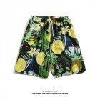 Men Summer Shorts Hawaiian Style Printing Straight Pants Loose Casual Breathable Quick-drying Beach Shorts K2163 XL