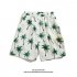 Men Summer Shorts Hawaiian Style Printing Straight Pants Loose Casual Breathable Quick drying Beach Shorts K2160 L
