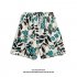 Men Summer Shorts Hawaiian Style Printing Straight Pants Loose Casual Breathable Quick drying Beach Shorts K2160 M