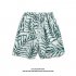Men Summer Shorts Hawaiian Style Printing Straight Pants Loose Casual Breathable Quick drying Beach Shorts K2160 L