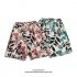 Men Summer Shorts Hawaiian Style Printing Straight Pants Loose Casual Breathable Quick drying Beach Shorts K2161 pink XL
