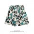 Men Summer Shorts Hawaiian Style Printing Straight Pants Loose Casual Breathable Quick drying Beach Shorts K2162 M