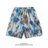 Men Summer Shorts Hawaiian Style Printing Straight Pants Loose Casual Breathable Quick drying Beach Shorts K2162 M