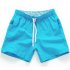 Men Summer Soft Beach Swimming Short Pants sky blue M