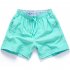 Men Summer Soft Beach Swimming Short Pants sky blue L