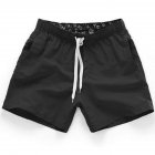 Men Summer Soft Beach Swimming Short Pants black_XL