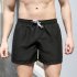 Men Summer Soft Beach Swimming Short Pants black 3XL