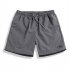 Men Summer Thin Casual Sports Middle Length Pants  black XL