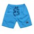 Men Summer Thin Casual Sports Middle Length Pants  navy XL