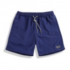 Men Summer Thin Casual Sports Middle Length Pants  navy_M