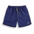 Men Summer Thin Casual Sports Middle Length Pants  navy M