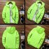 Men Sun Protection Coat Solid Color Quick drying Hooded Sunscreen Shirt With Reflective Strip 615 red L