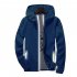Men Sun Protection Coat Solid Color Quick drying Hooded Sunscreen Shirt With Reflective Strip 615 red L