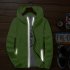 Men Sun Protection Coat Solid Color Quick drying Hooded Sunscreen Shirt With Reflective Strip 615 red L