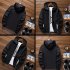Men Sun Protection Coat Solid Color Quick drying Hooded Sunscreen Shirt With Reflective Strip 615 water orchid XXXL