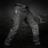 Men Tactical Pants For Solid Color Large Size Waterproof Trousers For Outdoor Training Mountaineering IX9 waterproof gray M