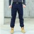 Men Tactical Pants For Solid Color Large Size Waterproof Trousers For Outdoor Training Mountaineering IX9 waterproof gray M