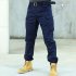 Men Tactical Pants For Solid Color Large Size Waterproof Trousers For Outdoor Training Mountaineering IX9 waterproof gray M