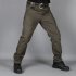 Men Tactical Pants For Solid Color Large Size Waterproof Trousers For Outdoor Training Mountaineering IX9 waterproof gray M