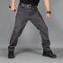 Men Tactical Pants For Solid Color Large Size Waterproof Trousers For Outdoor Training Mountaineering IX9 Waterproof Khaki XL