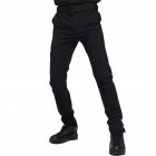 Men Thin Wear Resistant Cargo Pants with Pockets black M