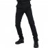 Men Thin Wear Resistant Cargo Pants with Pockets black L