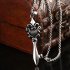 Men Titanium Steel Creative Key Shape Retro Necklace Exaggeration Personality Fashionable Punk Ornament
