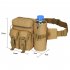 Men Travel Waist Bag Tactical Waist Pack Pouch With Water Bottle Holder Waterproof 800D Nylon Belt Bum Bag