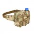 Men Travel Waist Bag Tactical Waist Pack Pouch With Water Bottle Holder Waterproof 800D Nylon Belt Bum Bag Khaki Figure