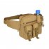 Men Travel Waist Bag Tactical Waist Pack Pouch With Water Bottle Holder Waterproof 800D Nylon Belt Bum Bag Khaki Figure