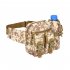 Men Travel Waist Bag Tactical Waist Pack Pouch With Water Bottle Holder Waterproof 800D Nylon Belt Bum Bag Army green Figure